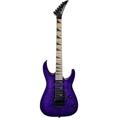 Jackson JS34Q Dinky DKAM Electric Guitar 2023 - Transparent Purple image 4