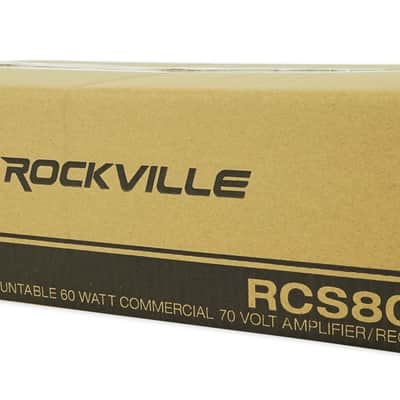Rockville Commercial/Restaurant Amplifier Amp+2) White Wall+4) Ceiling Speakers image 22