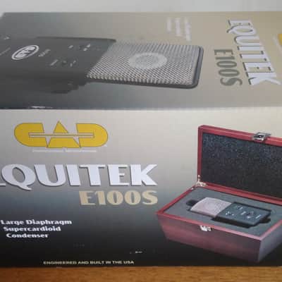CAD E100S Equitek Large Diaphragm Supercardioid Condenser Microphone 2013 - Black image 7