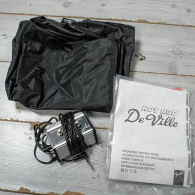 Fender - 2007 Hot Rod DeVille - 4x10 60 Watt Tube Guitar Combo Amp - w/Cover And FS - x8992 - NOS image 9