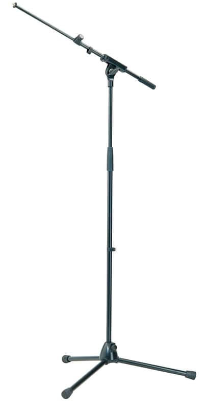 K & M 21075 Microphone stand Low-priced all-metal-stand. image 1