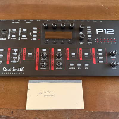Dave Smith Instruments Prophet 12 Desktop 12-Voice Polyphonic Synthesizer 2014 - Present - Black with Wood Sides