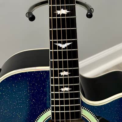 Estaban American Legacy Starlight Limited Edition Blue Sparkle Mid 2000’s - Blue Sparkle image 7