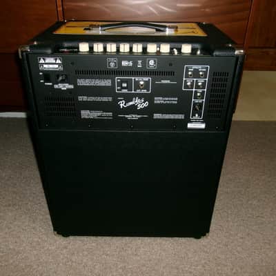 Fender Rumble 500 V3 500-Watt 2x10" Bass Combo 2015 - Present - Black image 10