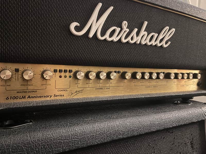 Marshall 6100 30th Anniversary Series 3-Channel 100-Watt Guitar Amp Head