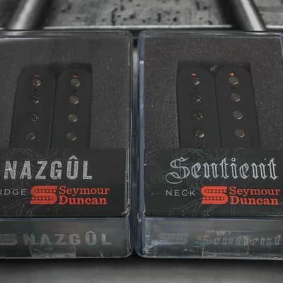 Seymour Duncan Nazgul & Sentient 6 String Guitar Humbucker Pickup Set Black