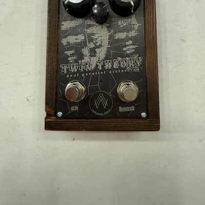 Analogwise Pedals Twin Theory Dual Parallel Distortion Wood Guitar Effect Pedal