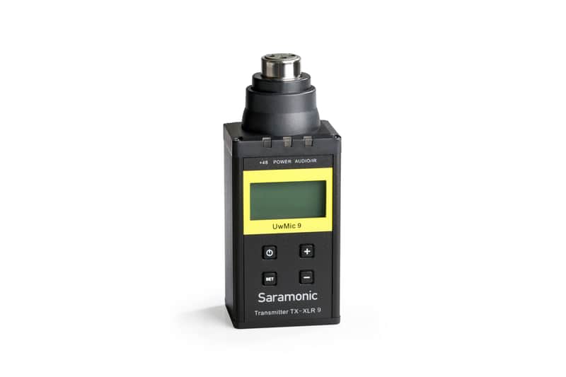 Saramonic UWMIC9-TX-XLR9, UHF plug-on XLR wireless microphone transmitter image 1