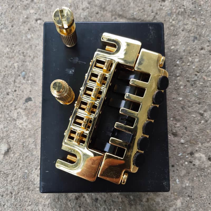 Schaller 457 bridge with fine-tuners gold, Iommi, 456, 458 image 1