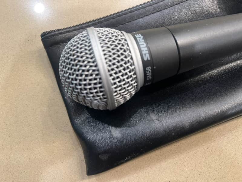 Shure SM58 Handheld Cardioid Dynamic Microphone 1984 - Present - Black image 1