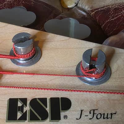 ESP Jazz Bass J-Four Sunburst Ex-Artist Studio Pro Bass Guitar MIJ Japan image 10