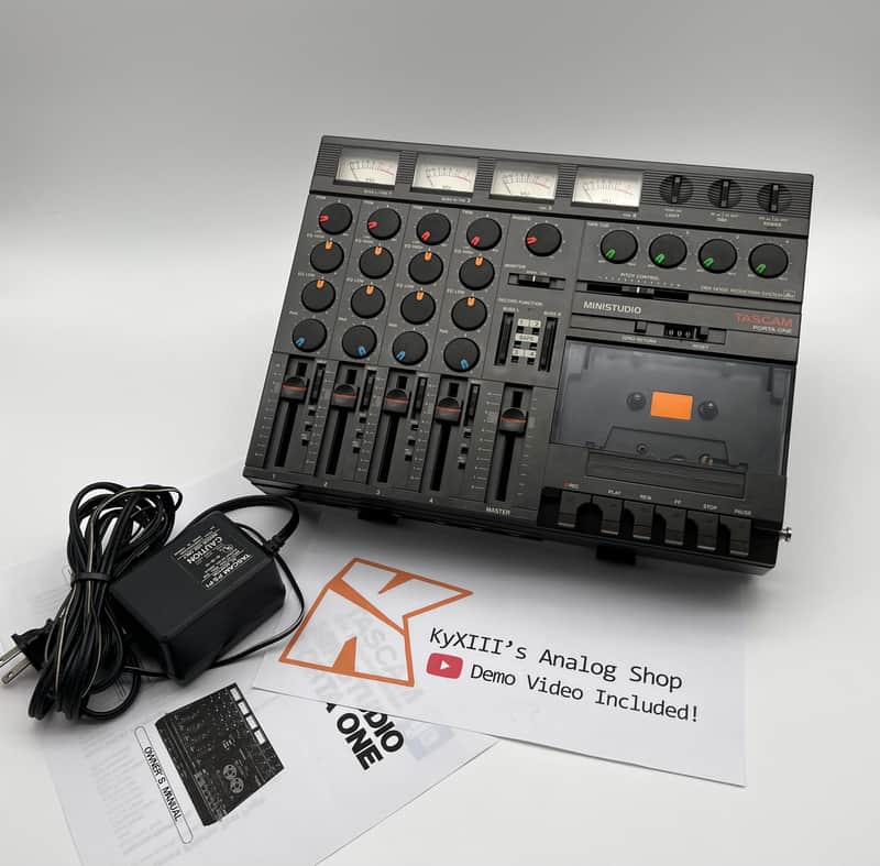 TASCAM Porta One Ministudio 4-Track Cassette Recorder {Serviced
