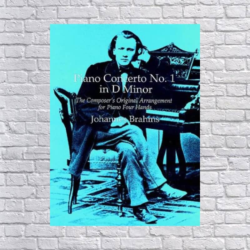 Piano Concerto No. 1 in D Minor: The Composer's Original Arrangement for Piano Four Hands Music Book image 1