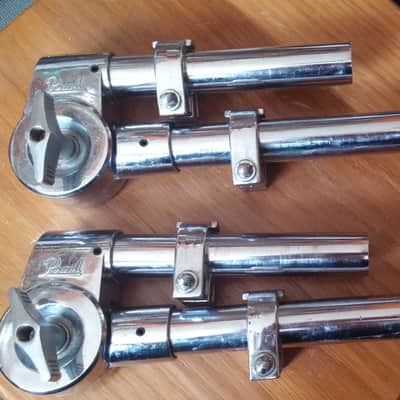 VINTAGE Pearl Tom Mount Arms  80s PAIR 4 MEMORY LOCKS All Original image 2