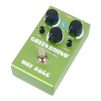 Way Huge Smalls Green Rhino MKV Overdrive Guitar Effects Pedal image 2