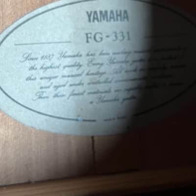 Yamaha FG-331 Grand Concert 1978 - 1981 - Natural image 9