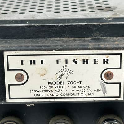 Vintage The Fisher Stereo Receiver Model 700T / 700-T image 8