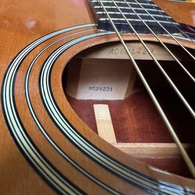 Yamaha FG-160 1974 with Vintage Folk Art Hard Shell Case image 18