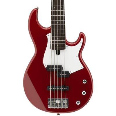 Yamaha BB235 5-String Bass Guitar (Raspberry Red) image 1