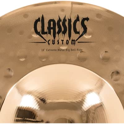 Meinl CLASSICS CUSTOM 18" EXTREME METAL BIG BELL RIDE - CC18EMBBR-B image 6
