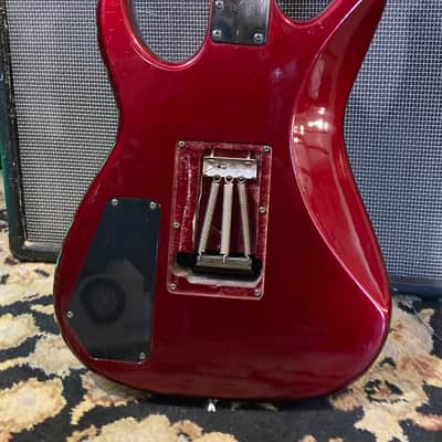 Squier by Fender HM Heavy Metal Super Strat MIK HM-2? 1989 - Metallic Burgundy image 5