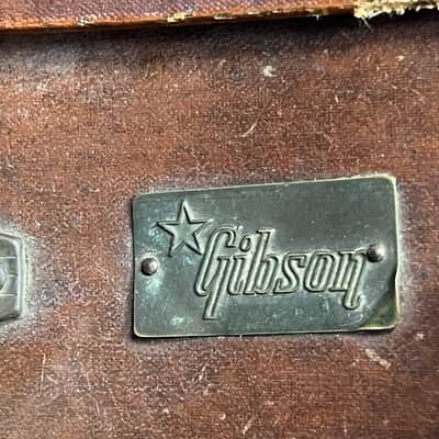 1950's Vintage Gibson Vintage SJ-200 J-200 Jumbo Case Brown image 7