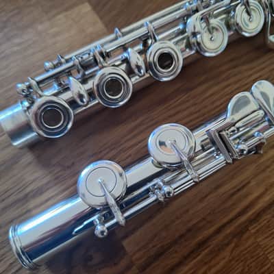 Yamaha Yfl 61 c foot Mid 70s - Sterling silver image 6