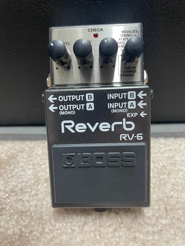 Boss RV-6 Reverb 2015 - Present - Silver image 1