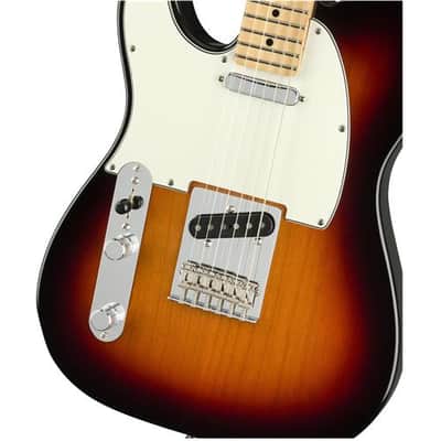 Fender Player Telecaster Left-Handed Electric Guitar, Maple Fingerboard, 3-Color Sunburst image 3