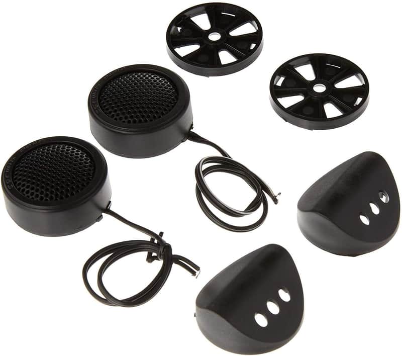 Absolute TW600 Mini Car Tweeter Kit 600 Watts of Power, High-Frequency Silk Dome Tweeters, 1.5" High Fidelity, Efficiency and Performance Audio System 4 ohm, Dual Mounting, Surface or Angle image 1