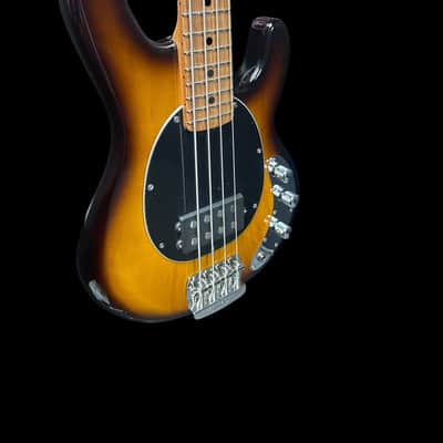 Ernie Ball Stingray 4 H Special SHORT SCALE, Tobacco Sunburst/ Roasted Maple 6.8 LBS *IN STOCK* image 4