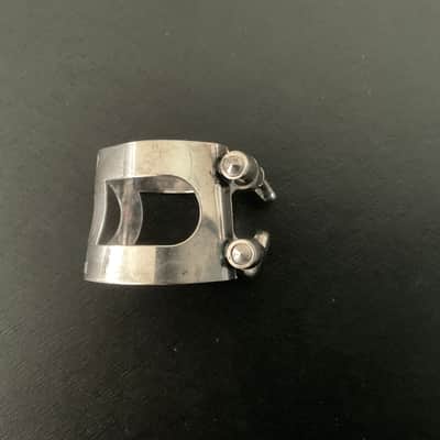 SELMER CLARINET LIGATURE SELMER LIGATURE FOR CLARINET Undetermined. VINTAGE - Silver Plated image 2
