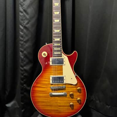 Orville LPS-80F Les Paul Standard Photo Flame 1994 - 1997 - Cherry Sunburst image 4