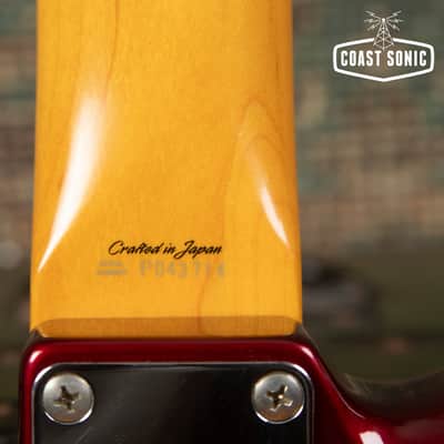 1999 Fender '62 Reissue Jaguar JG66-85MH Old Candy Red w/ Matching Headstock CIJ image 15