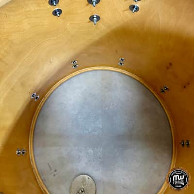 Sonor Teardrop Floortom Floor tom 18" x 16" 3-ply Gold Sparkle Vintage ULTRA RARE image 21