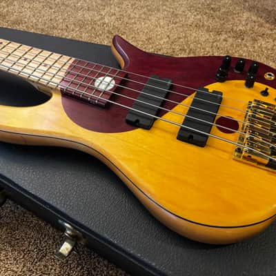 Fodera Monarch Deluxe 5 string bass guitar Yin Yang image 9