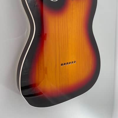 Allparts TBF-3SBB - 3 Color Sunburst Replacement Body for Telecaster with White Binding image 3