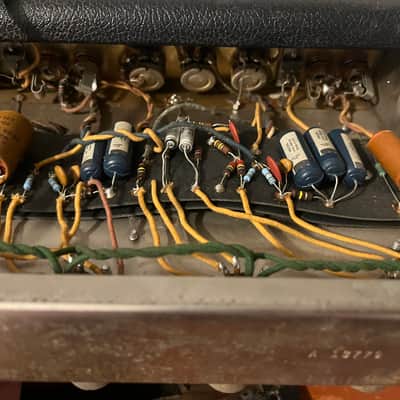 Fender Bassman 1966 2-Channel 50-Watt Guitar Amp Head 1964 - 1967 - Black Panel image 8
