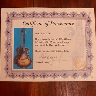 1924 Gibson L-5 - Lloyd Loar Signed - Owned and Played by David Grisman image 18