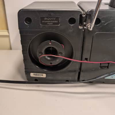 90’s Sony Boombox CFS-1030 Ghettoblaster w Graphic Equalizer AM/FM Cassette and Line in BOOMBOX Stereo Radio Works/Tape Player Doesn't Work image 8