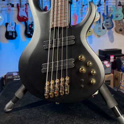 Ibanez BTB Bass Workshop BTB605LM 5-string Electric Bass Guitar - Black Flat, Free Plek, 449 image 1