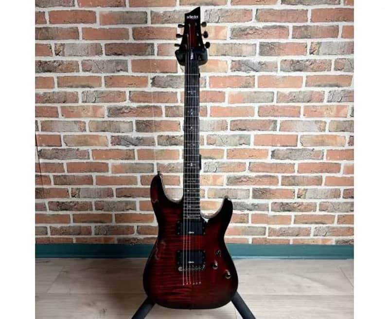 SCHECTER - DEMON 6 CRIMSON RED + HOUSSE Bild 1