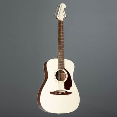 Fender Malibu Player WN Olympic White - Acoustic Guitar image 8