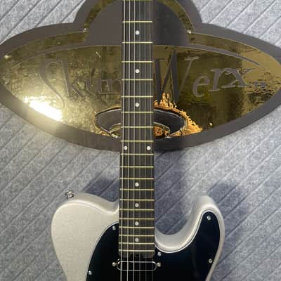Firefly FF-TLS Baritone HSS Tele Sterling Silver Last One! SkunkWerx In USA Setup and Fret Polish image 5