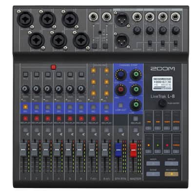 LiveTrak L-8 8-Channel Digital Mixer and Recorder image 1