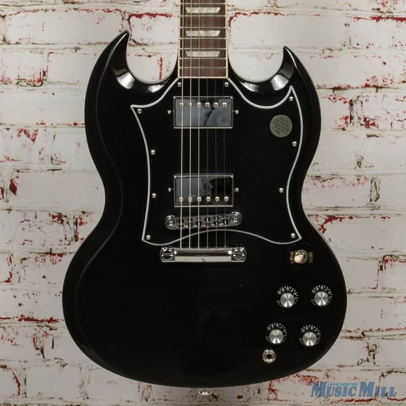 Gibson SG Standard Electric Guitar - Ebony image 1