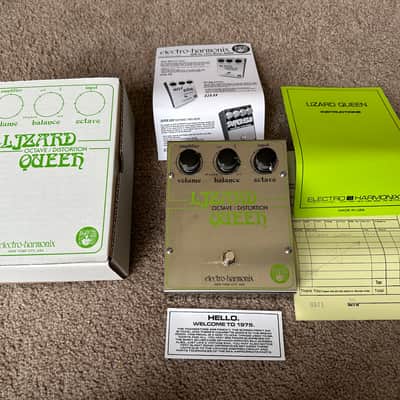 Electro-Harmonix / JHS "Big Box" Lizard Queen Octave Fuzz 2023 - Silver / Green image 1