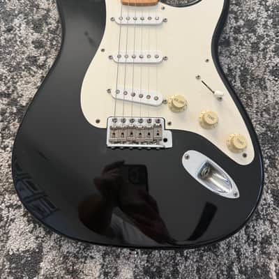Fender Jimmie Vaughan Tex Mex Stratocaster 1996 Vintage MIM Black Strat Guitar image 2