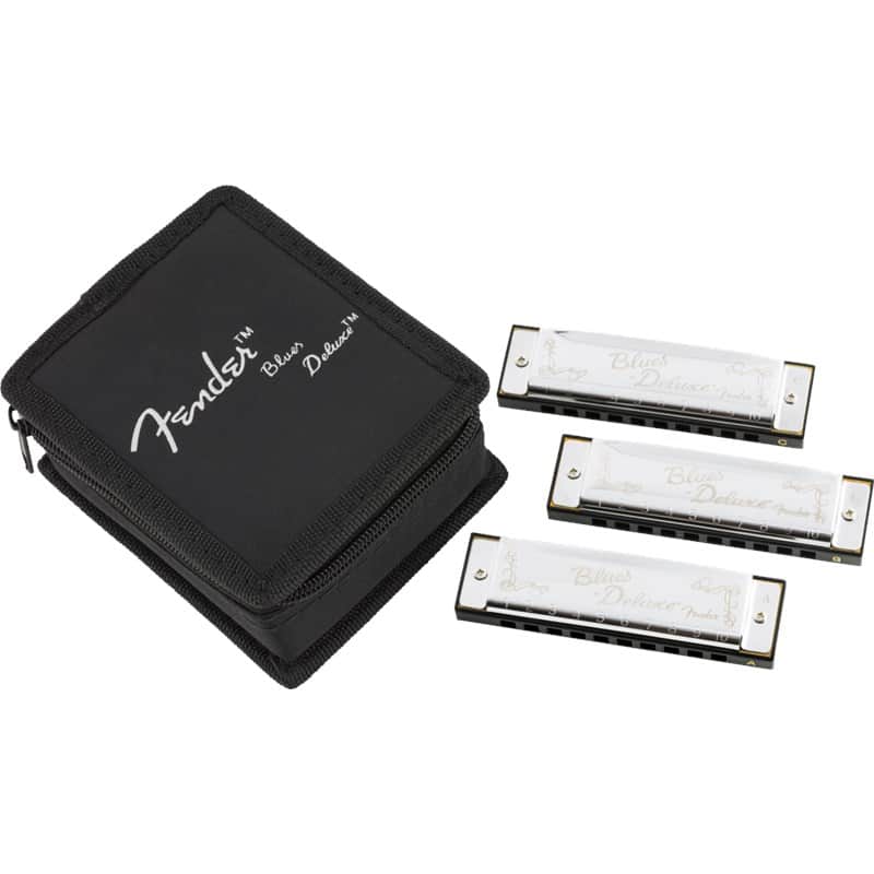Fender Blues Deluxe Harmonica 3-Pack - Keys of C, G, A 2020 image 1