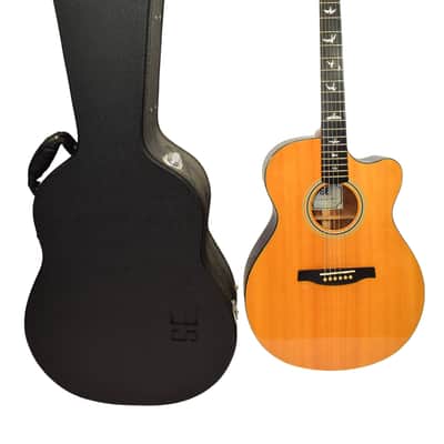 2015 PRS SE A30E Angelus Cutaway Acoustic Electric Guitar, Natural w/ Case image 1